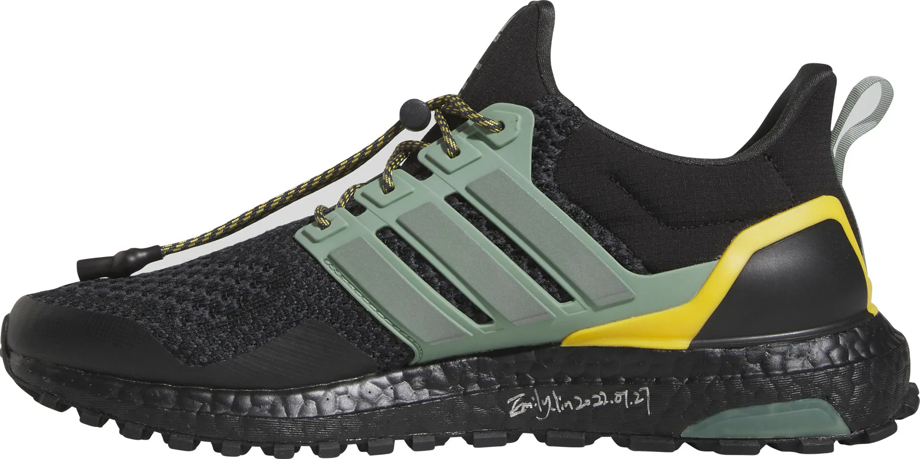 adidas Ultra Boost 1.0 Mens Running Shoes - Black Shady Run Pet Jog