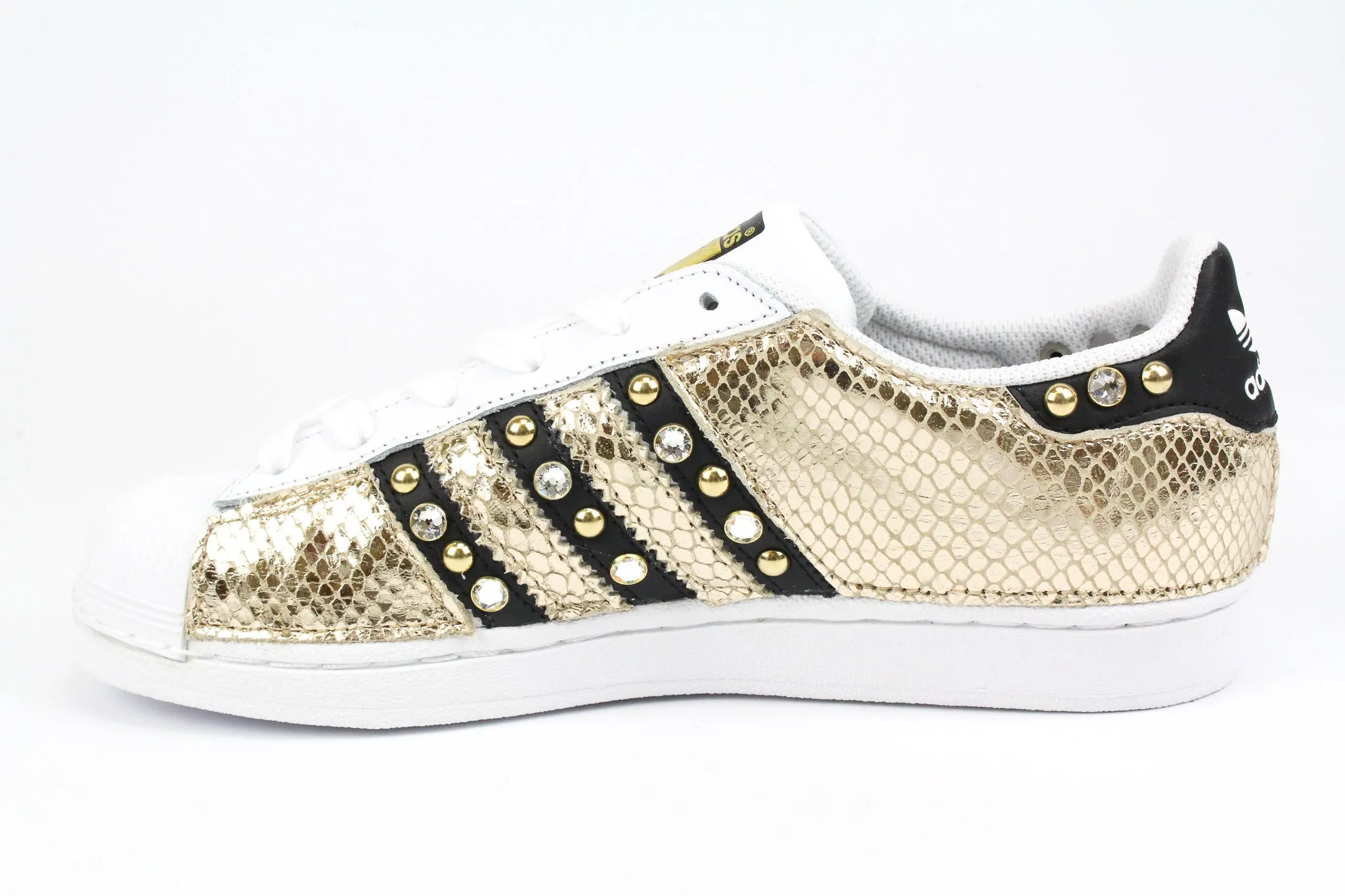 Daily Explorer Adidas Superstar Total Pitone Gold & Strass