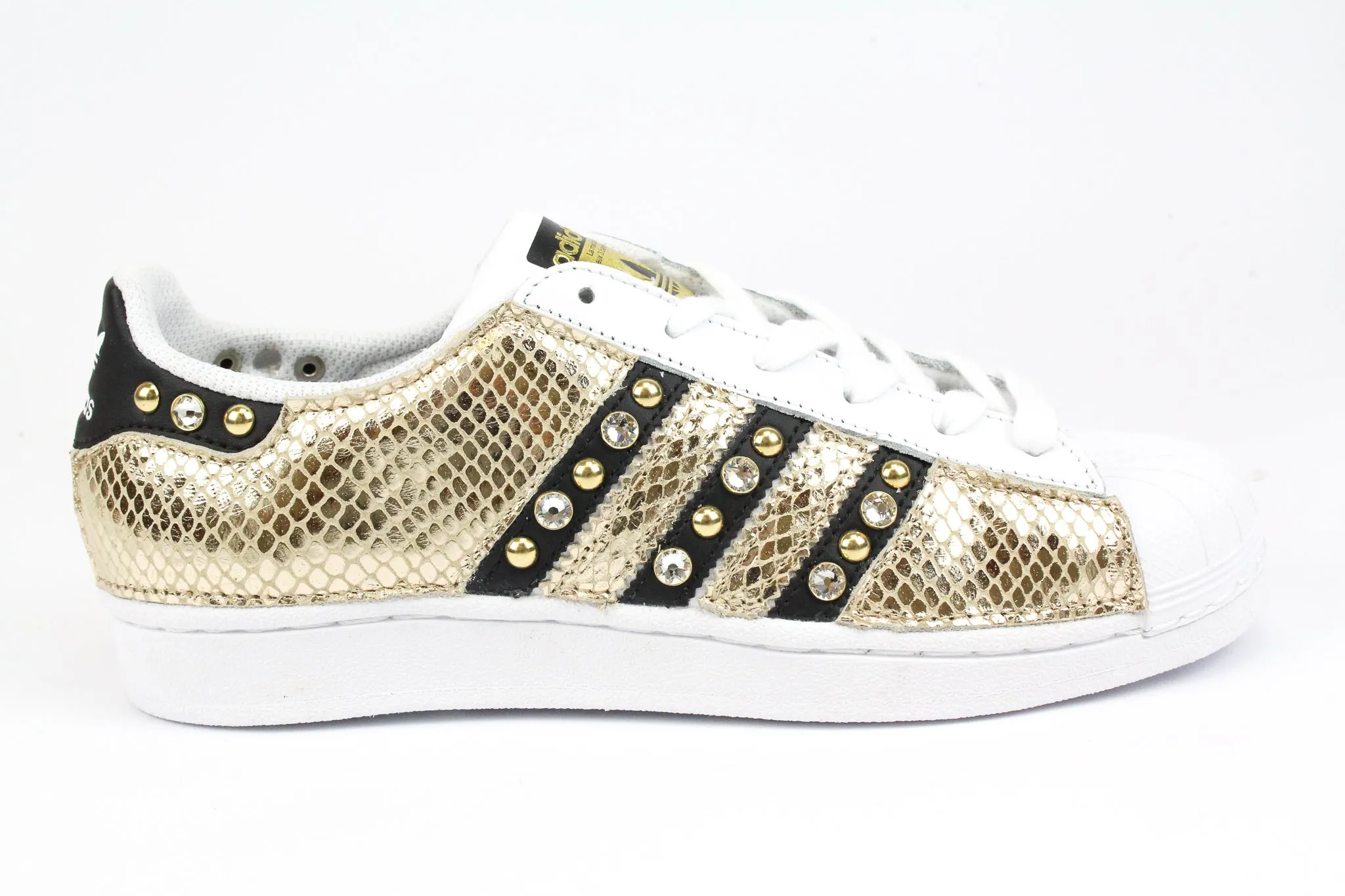 Smooth Wear Adidas Superstar Total Pitone Gold & Strass