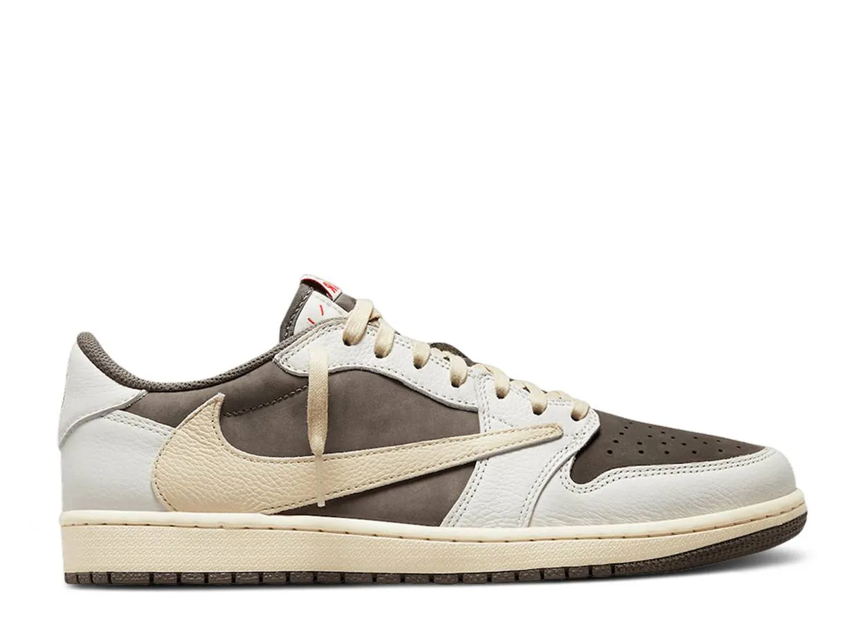 Air Jordan 1 Low Travis Scott Reverse Mocha Breathable Canvas