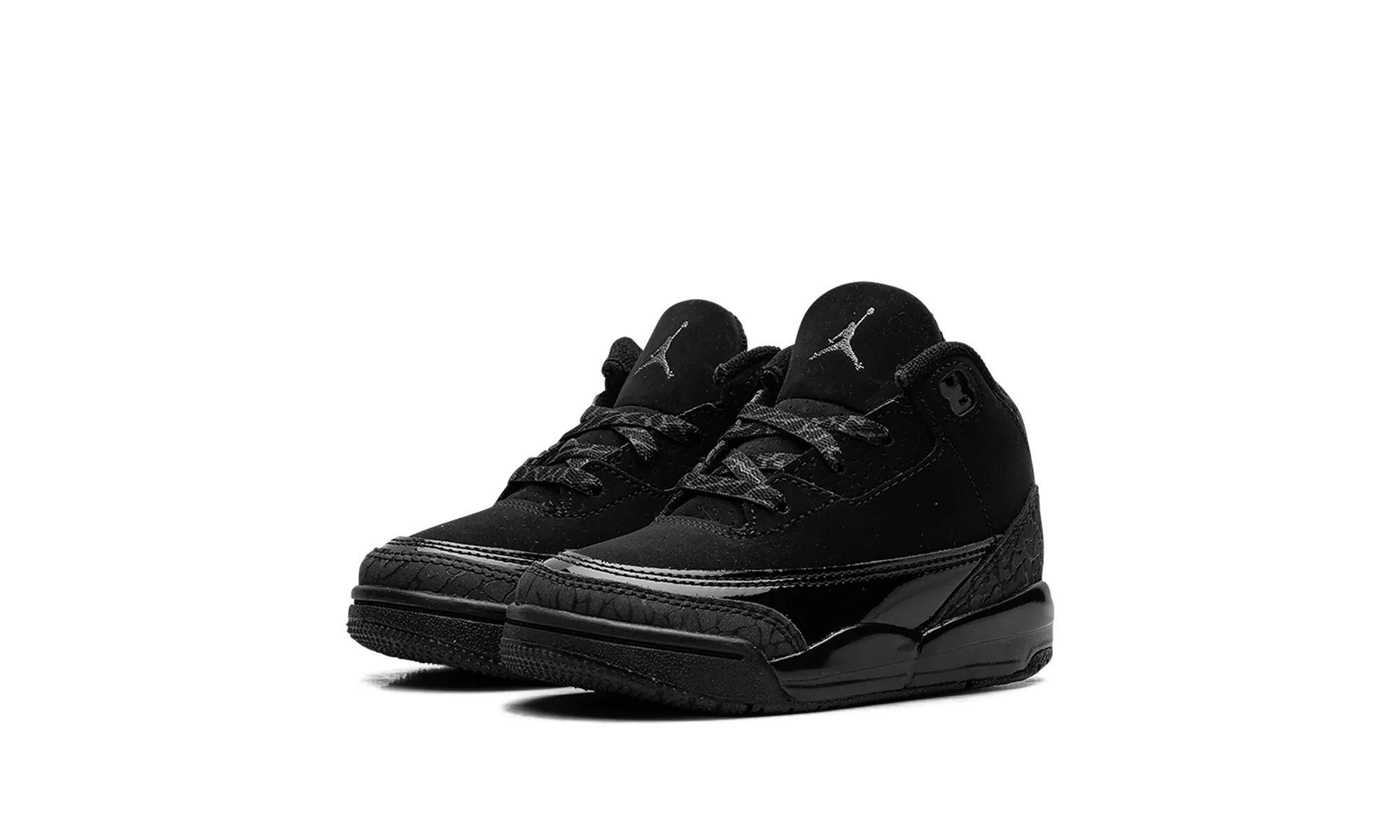Air Jordan 3 TD "Black Cat" Plain Jog Pose Time