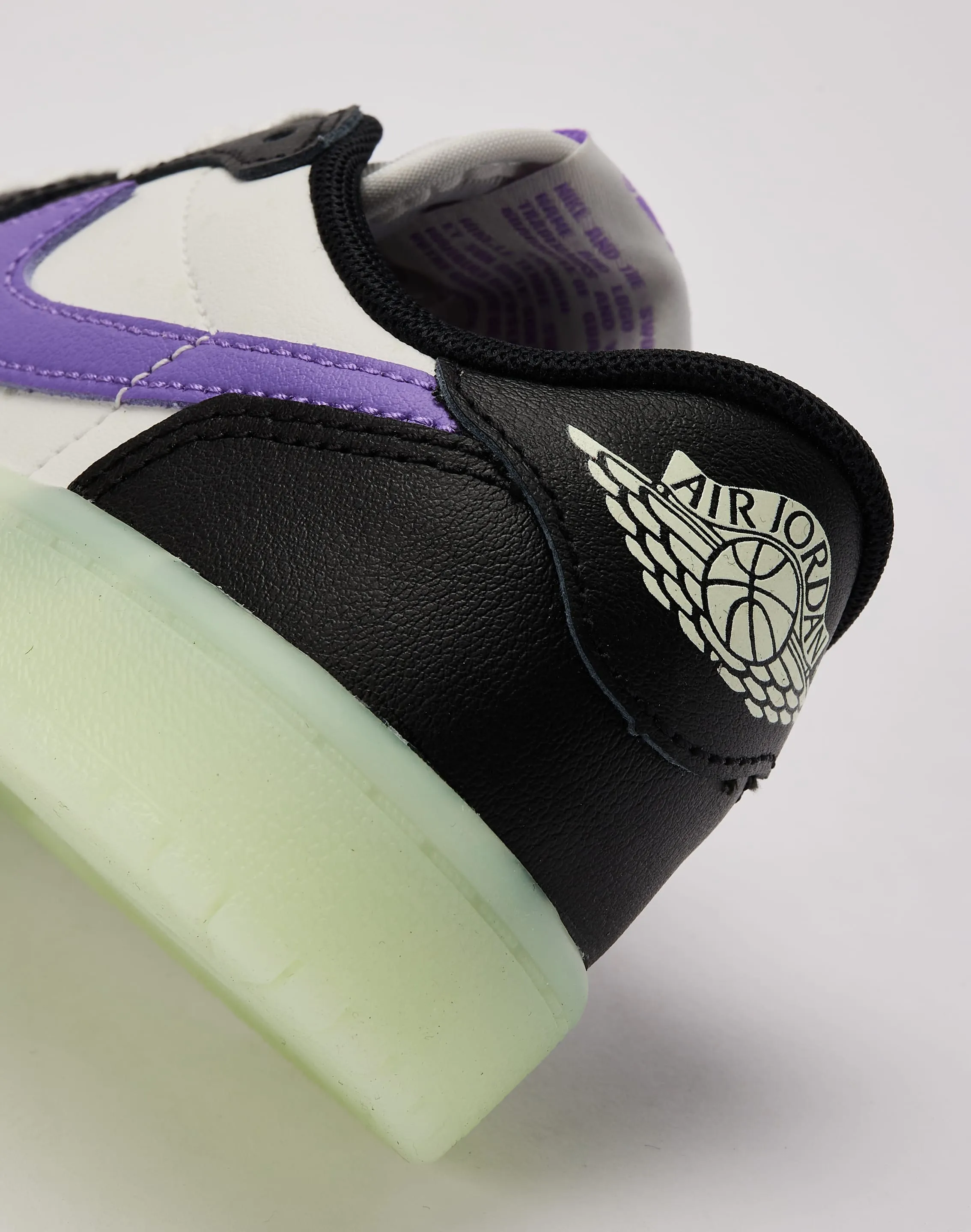 TPU Stability Jordan Air Jordan 1 Retro Low OG 'Black Raspberry' Pre-School
