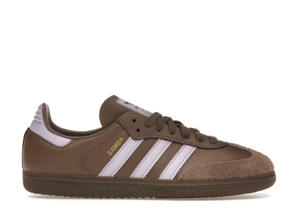 Adidas Samba OG Earth Strata Purple Glow Wood Path