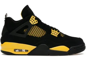 Clean Lines Bright Pop Jordan 4 Retro Thunder (2023)