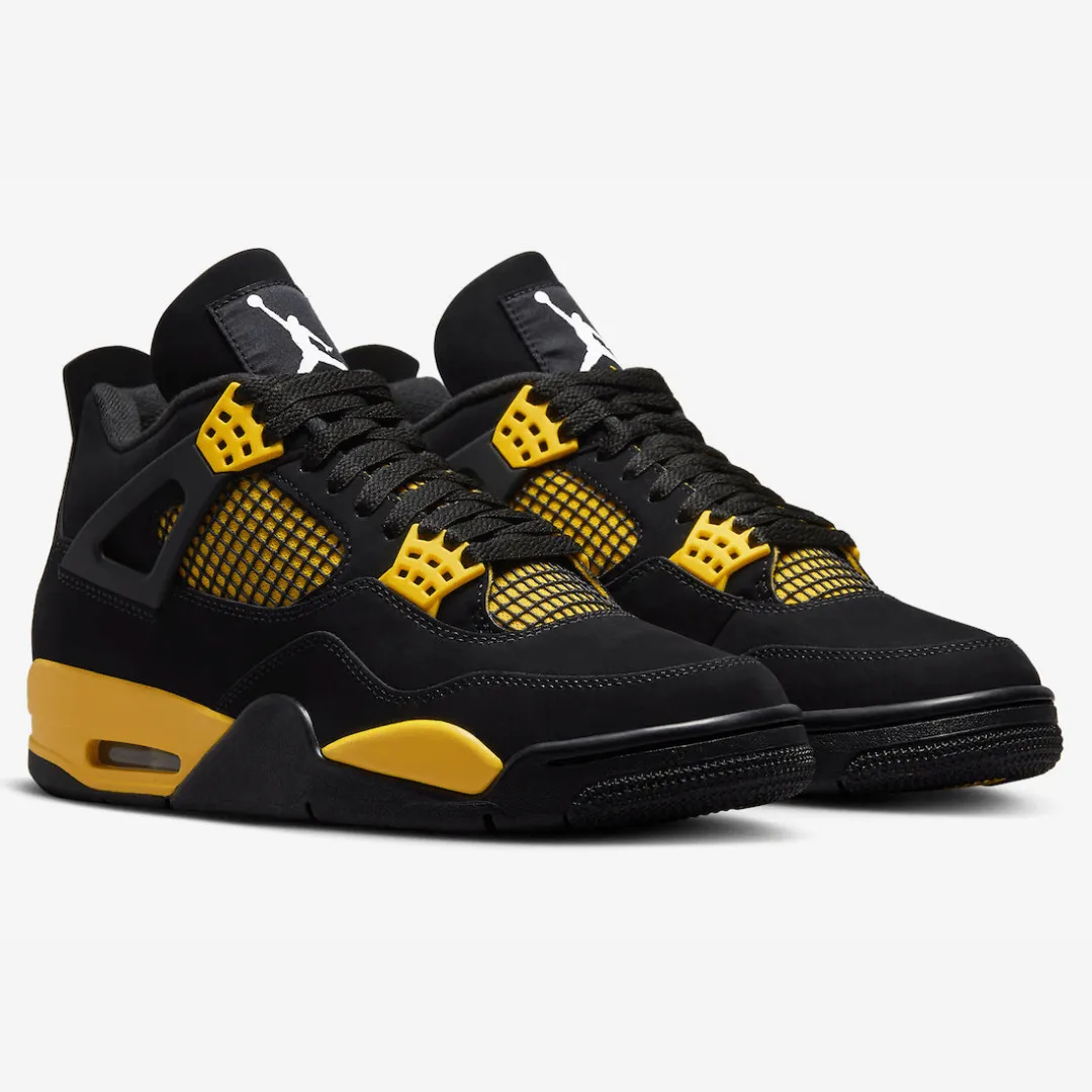Lime Fresh Cafe Style Jordan 4 Retro Thunder (2023)