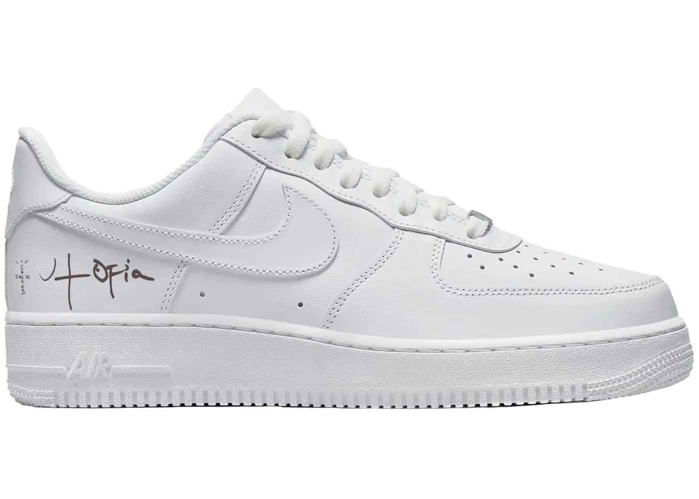 Street Motion Durability Nike Air Force 1 Low '07 White (Travis Scott Cactus Jack Utopia Edition)