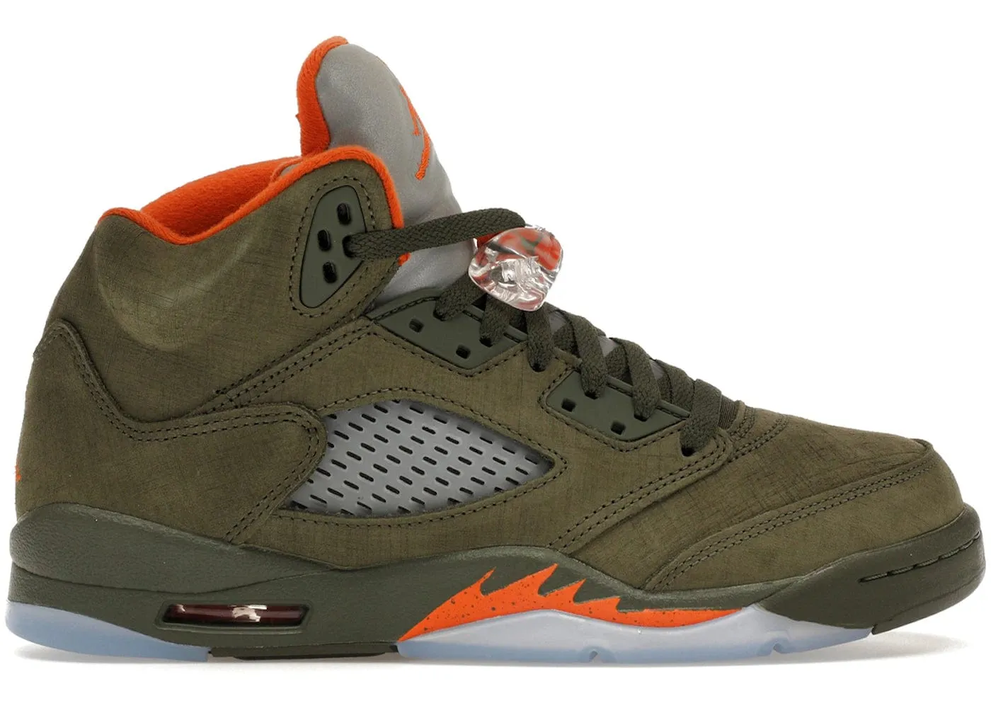 Jordan 5 Retro Olive (2024) (GS) Sock Friendly Neutral design