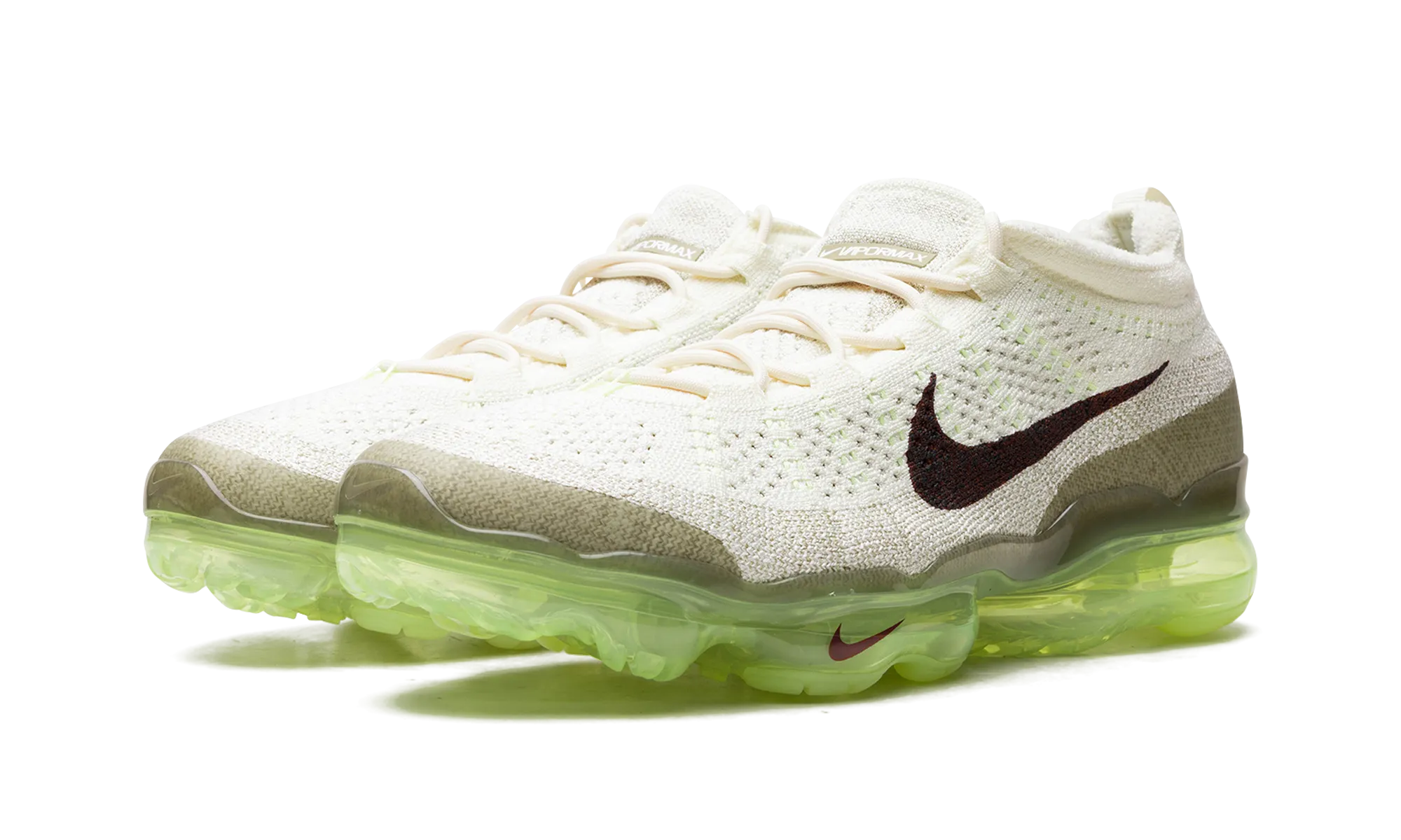 cushioned - footbed - material - plushness shoes stretchy upper shoes Air Vapormax 2023 FK "Coconut Milk Neutral Olive"