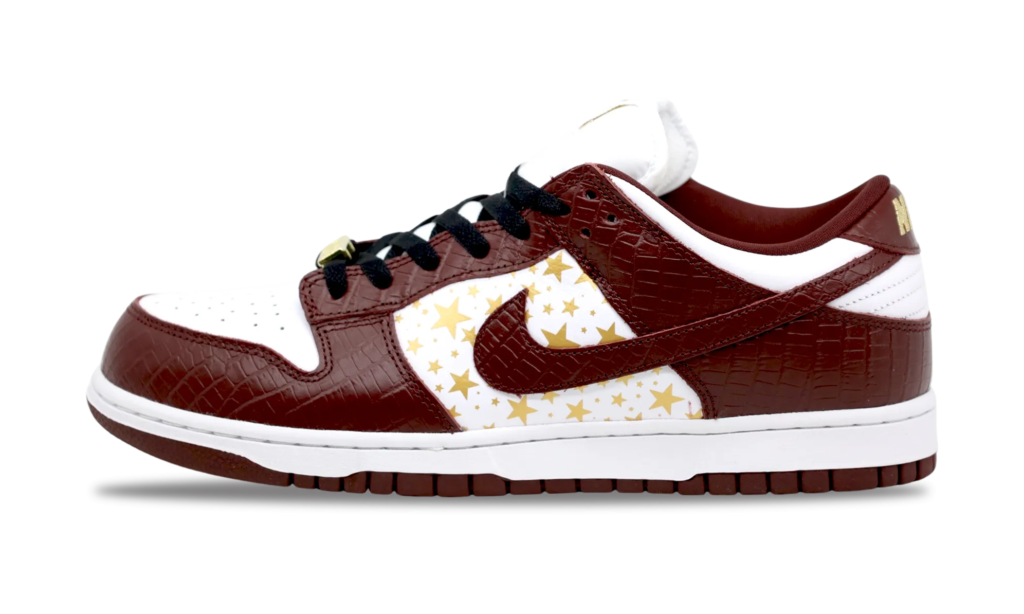Snow Step Nike SB Dunk Low x Supreme Stars Barkroot Brown (DH3228-103) Men's Size 11