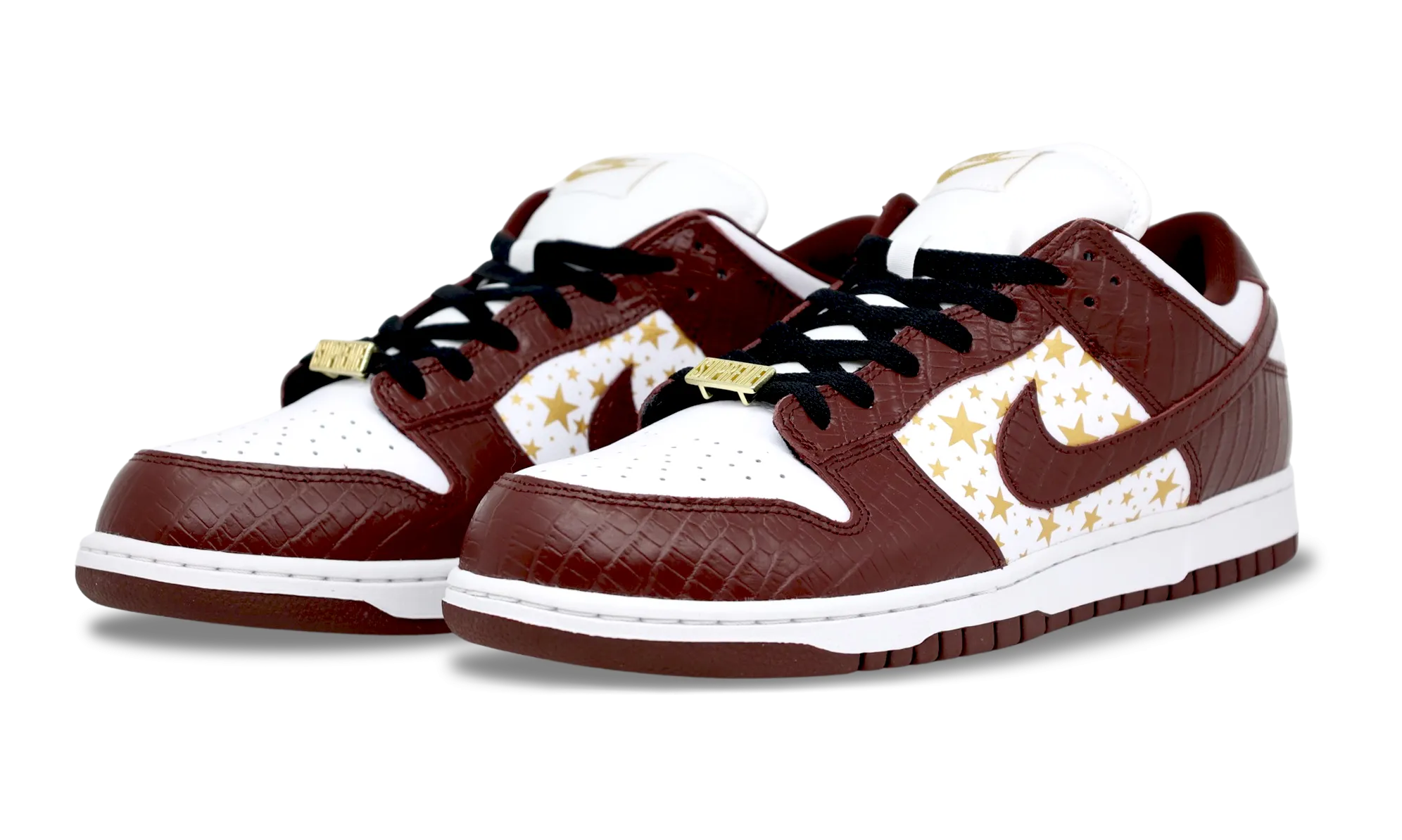 Nike SB Dunk Low x Supreme Stars Barkroot Brown (DH3228-103) Men's Size 11 No Rub Easy Pace