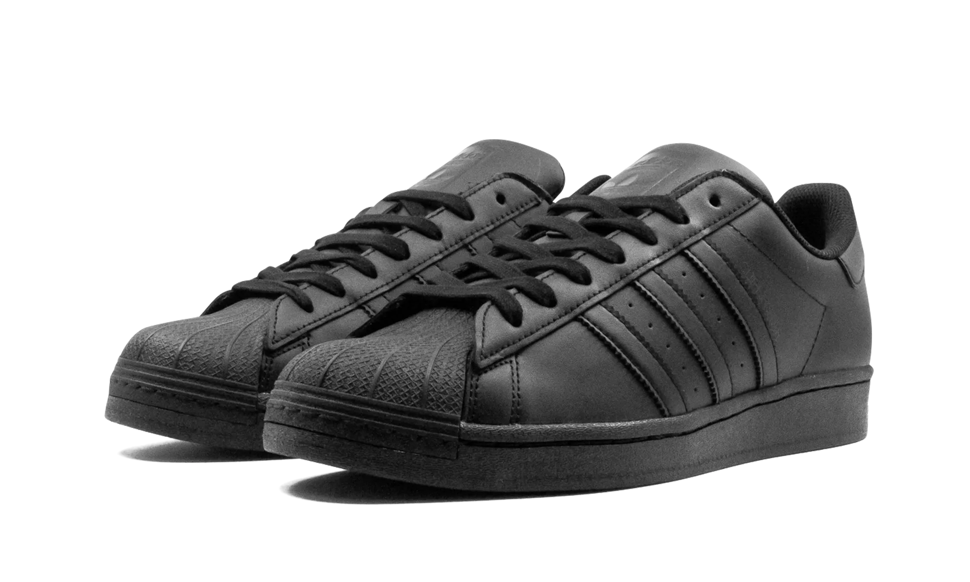 synthetic leather Superstar "Triple Black"