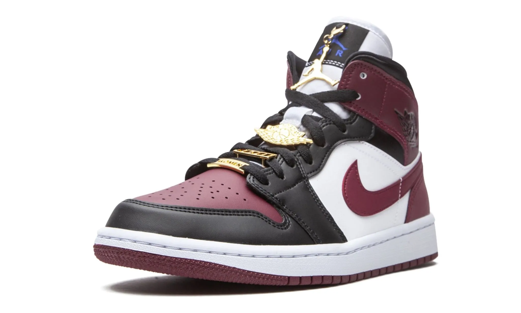 Eco Material Wmns Air Jordan 1 Mid SE Gold Pendants