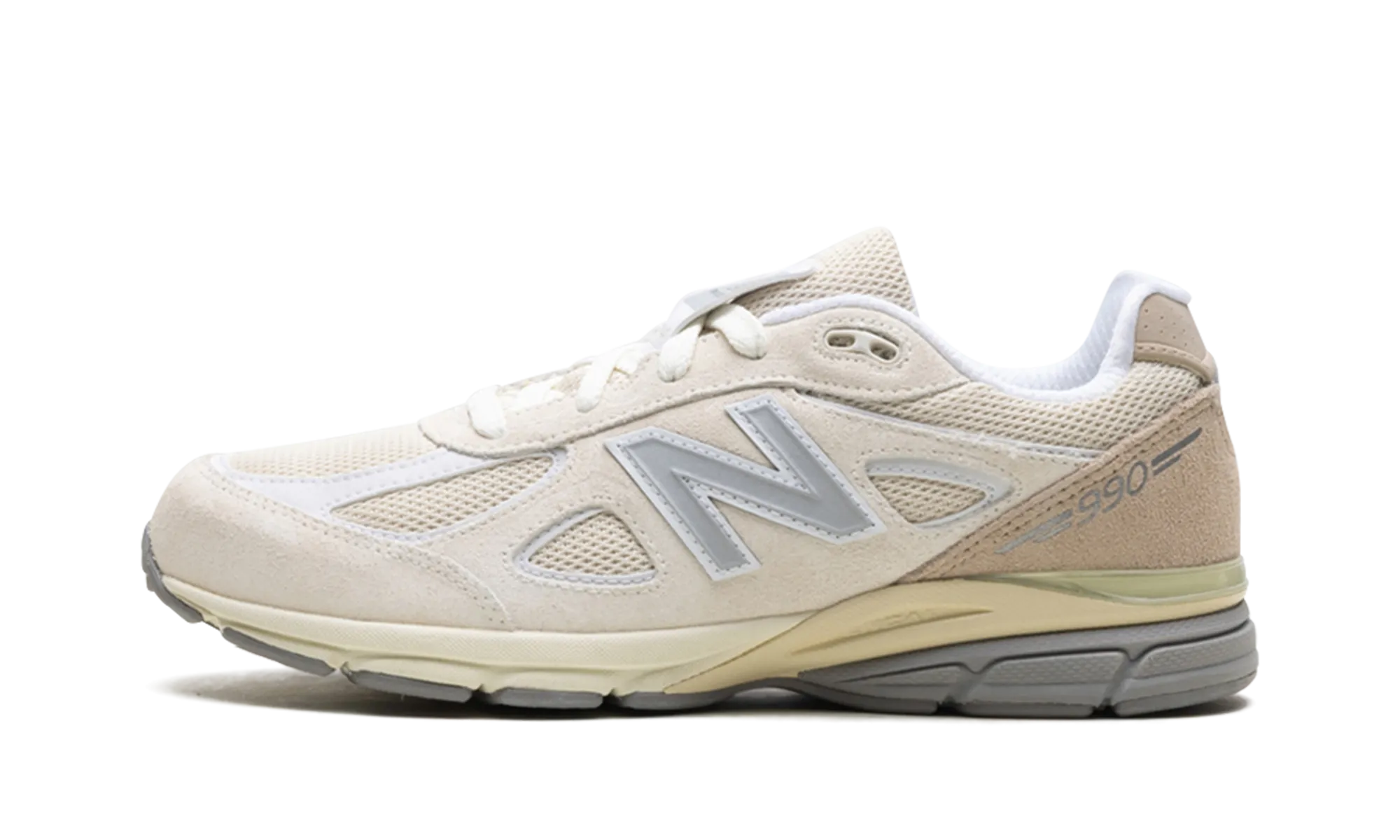 990v4 GS "Teddy Santis - Limestone" Stacked Heel Adjustable Straps