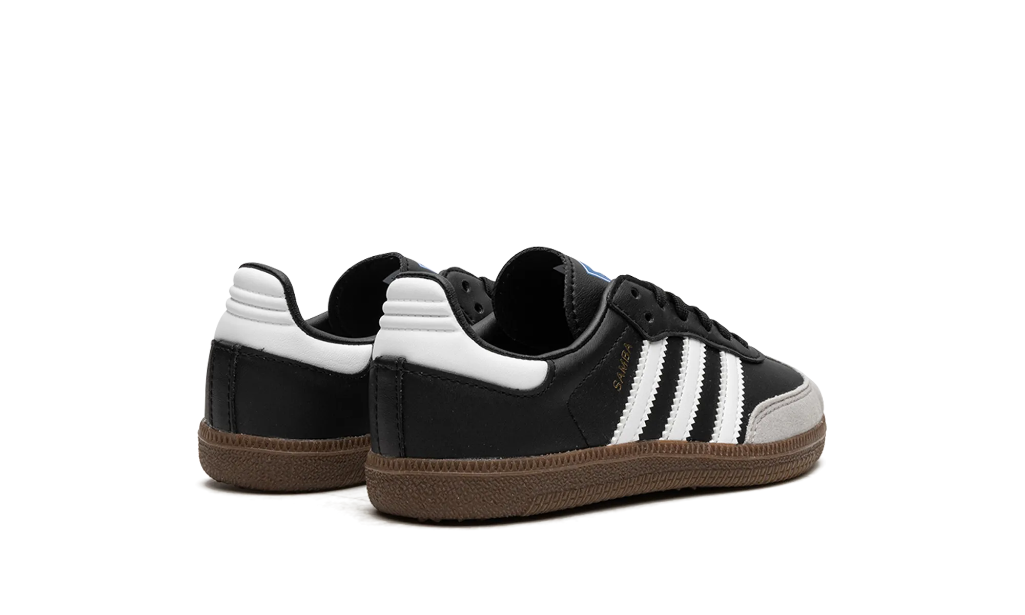 Comfy Base Path Walk Samba Vegan Kids "Black / White / Gum"