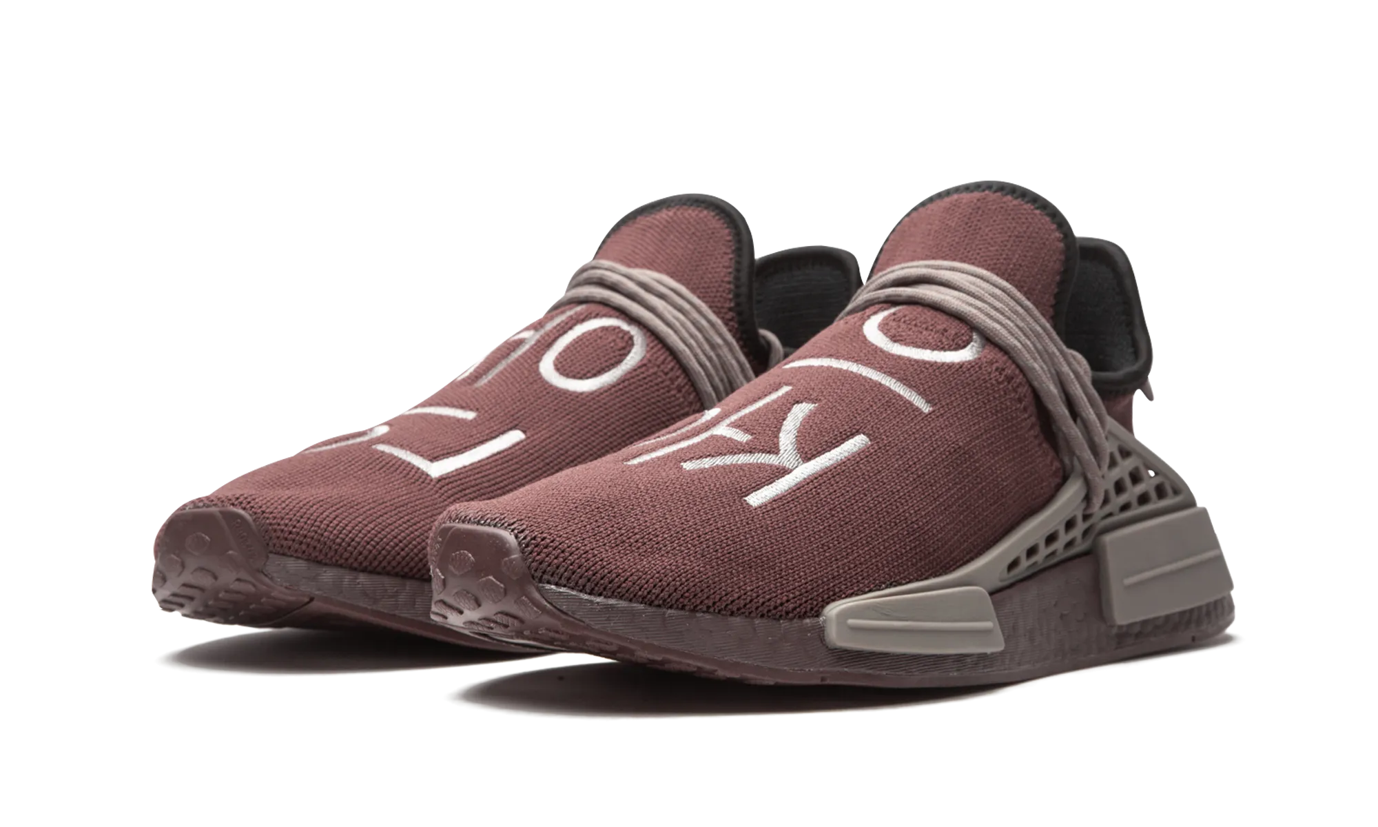NMD Humanrace "Pharrell Williams - Chocolate" Support Zones Subtle Form