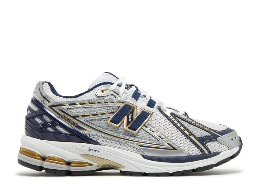 Street Fashioned All Day Wear New Balance 1906R White Navy Gold