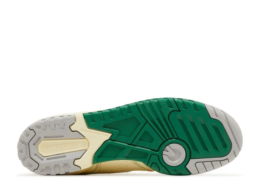 Wide fit Foot Hug New Balance 550 Aime Leon Dore Masaryk Community Gym Green