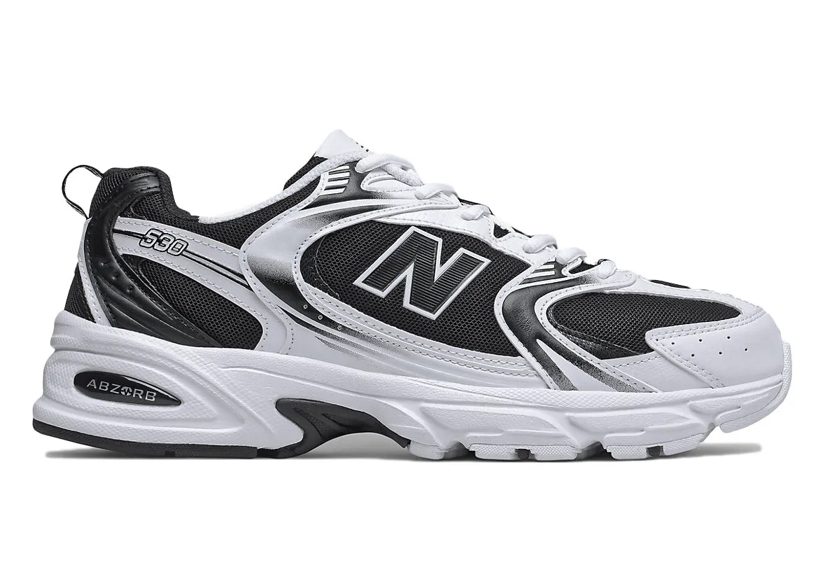 Autumn Cool Strong Step New Balance 530v2 White Black