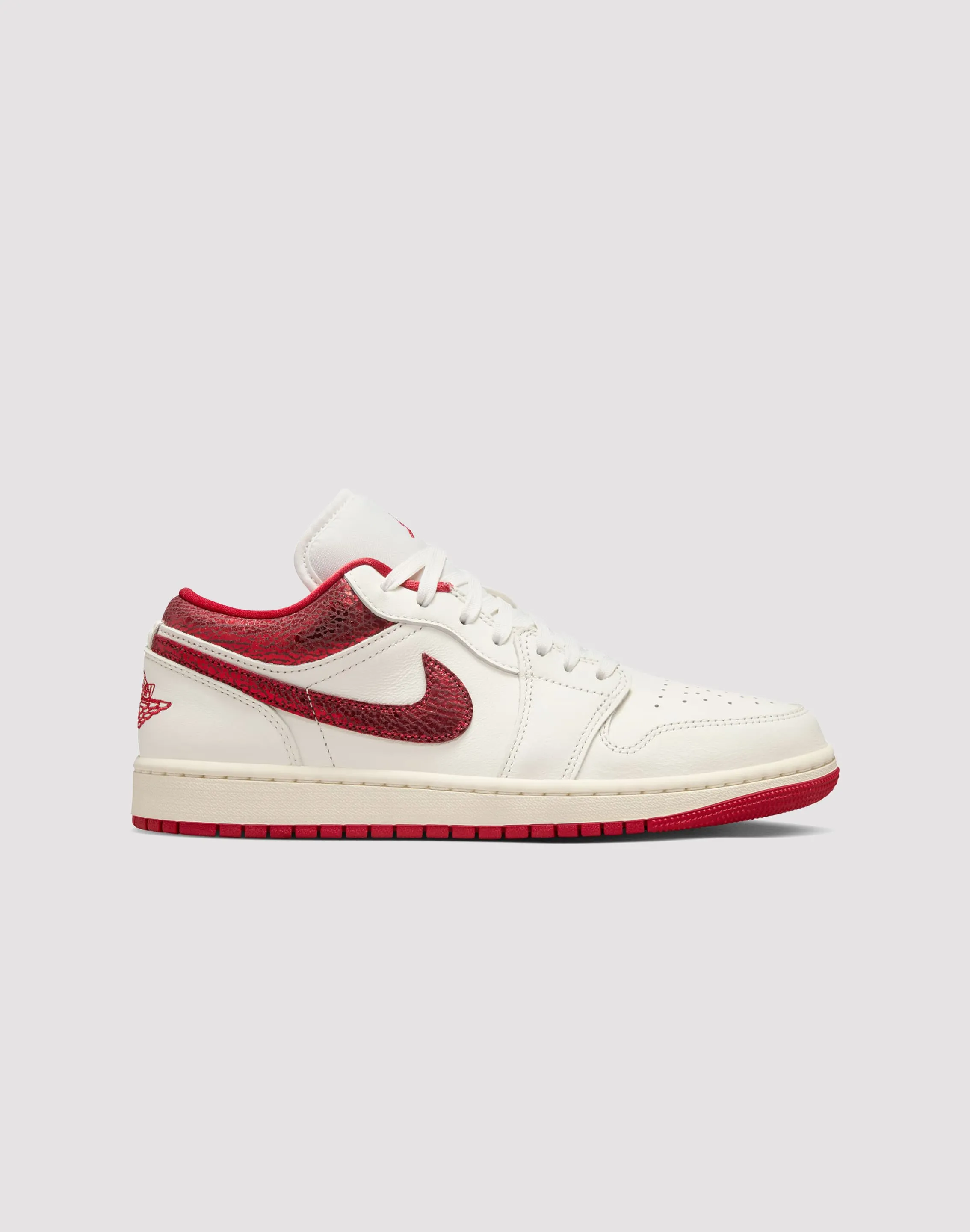 Mind Ease Synthetic Upper Jordan 1 Low SE "Sail/Varsity Red/Team Red"