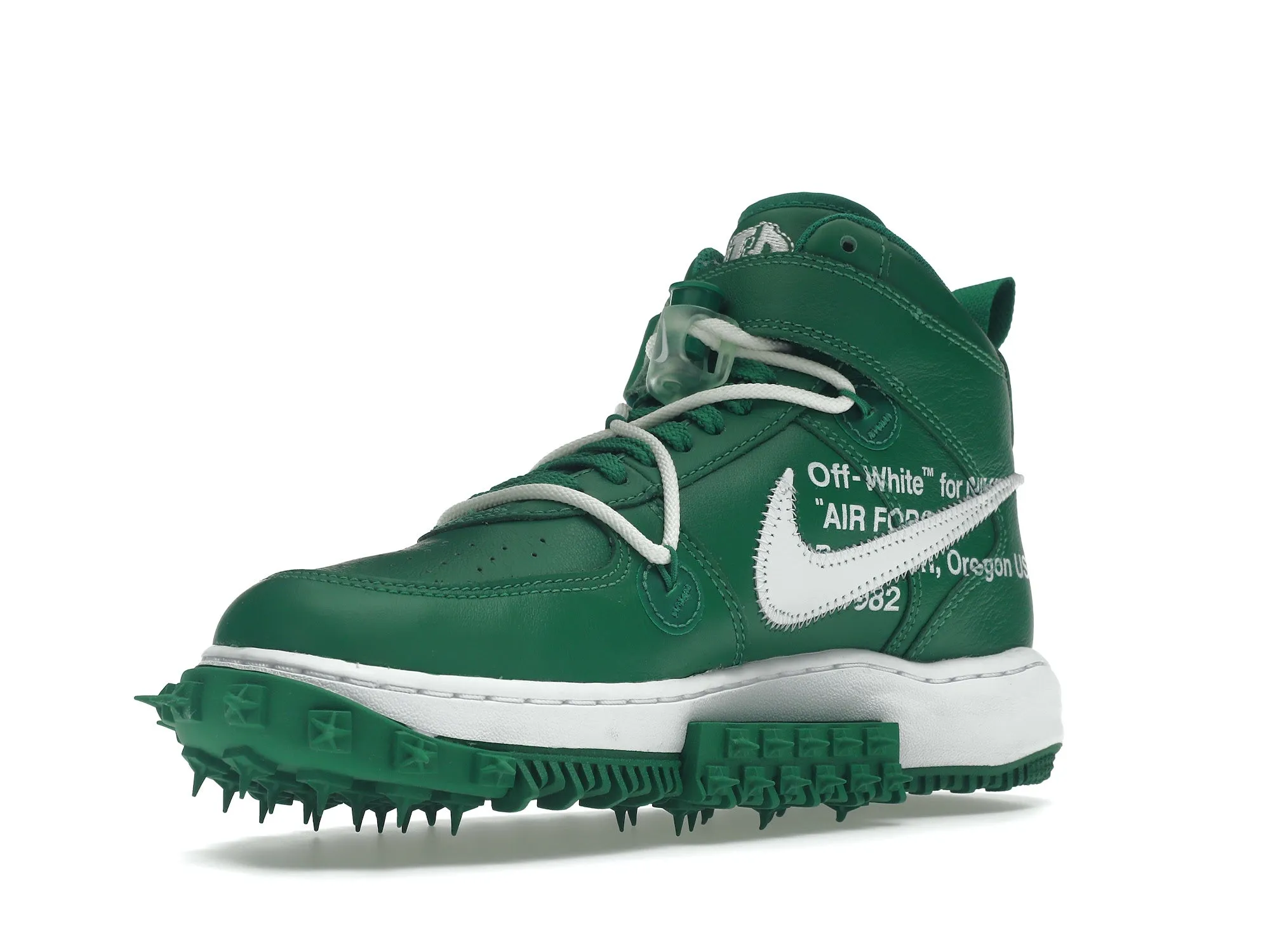 Nike Air Force 1 Mid Off-White Pine Green Winter Vibe Fit Feel