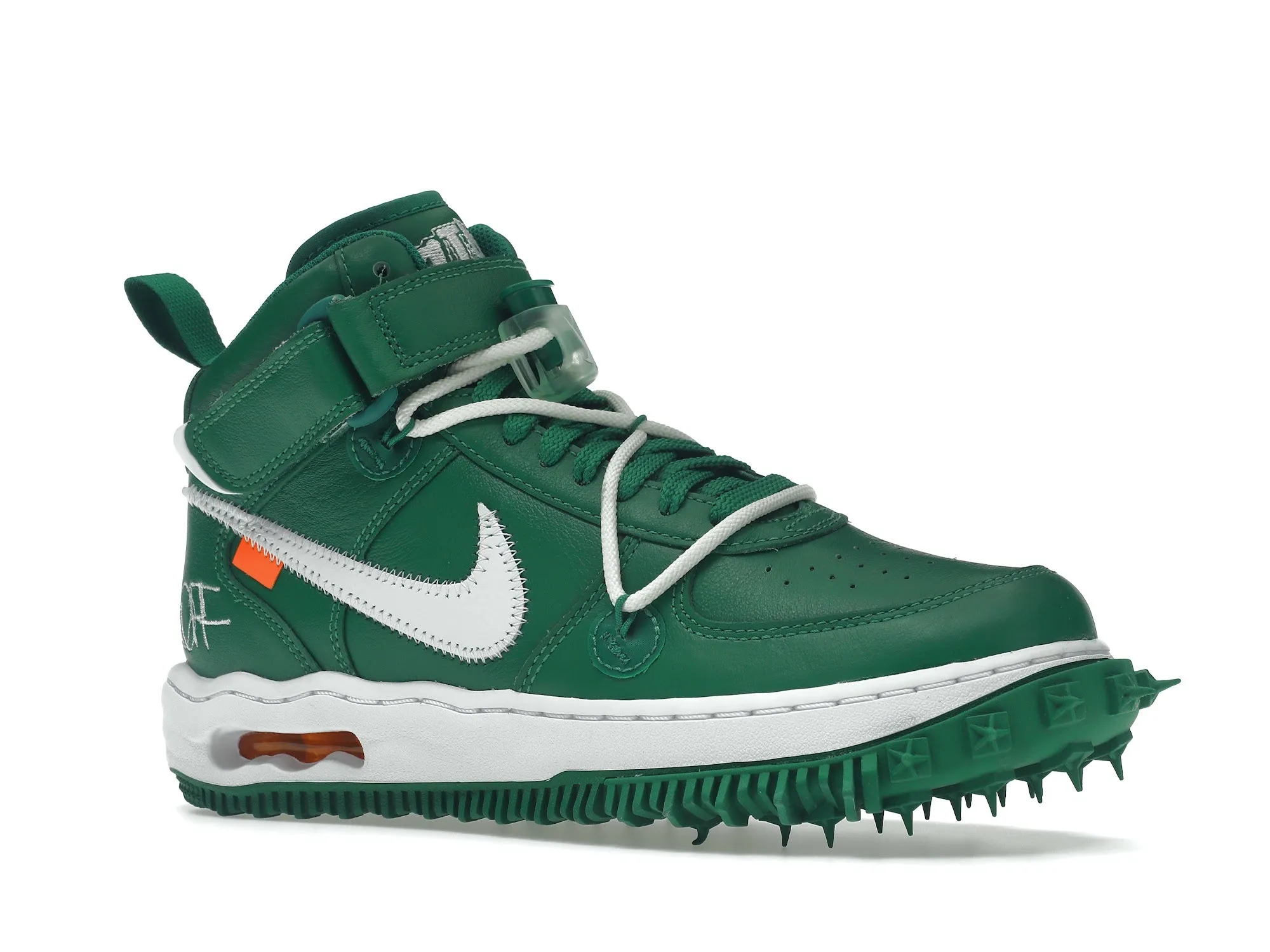 Chill Mood Stair Step Nike Air Force 1 Mid Off-White Pine Green