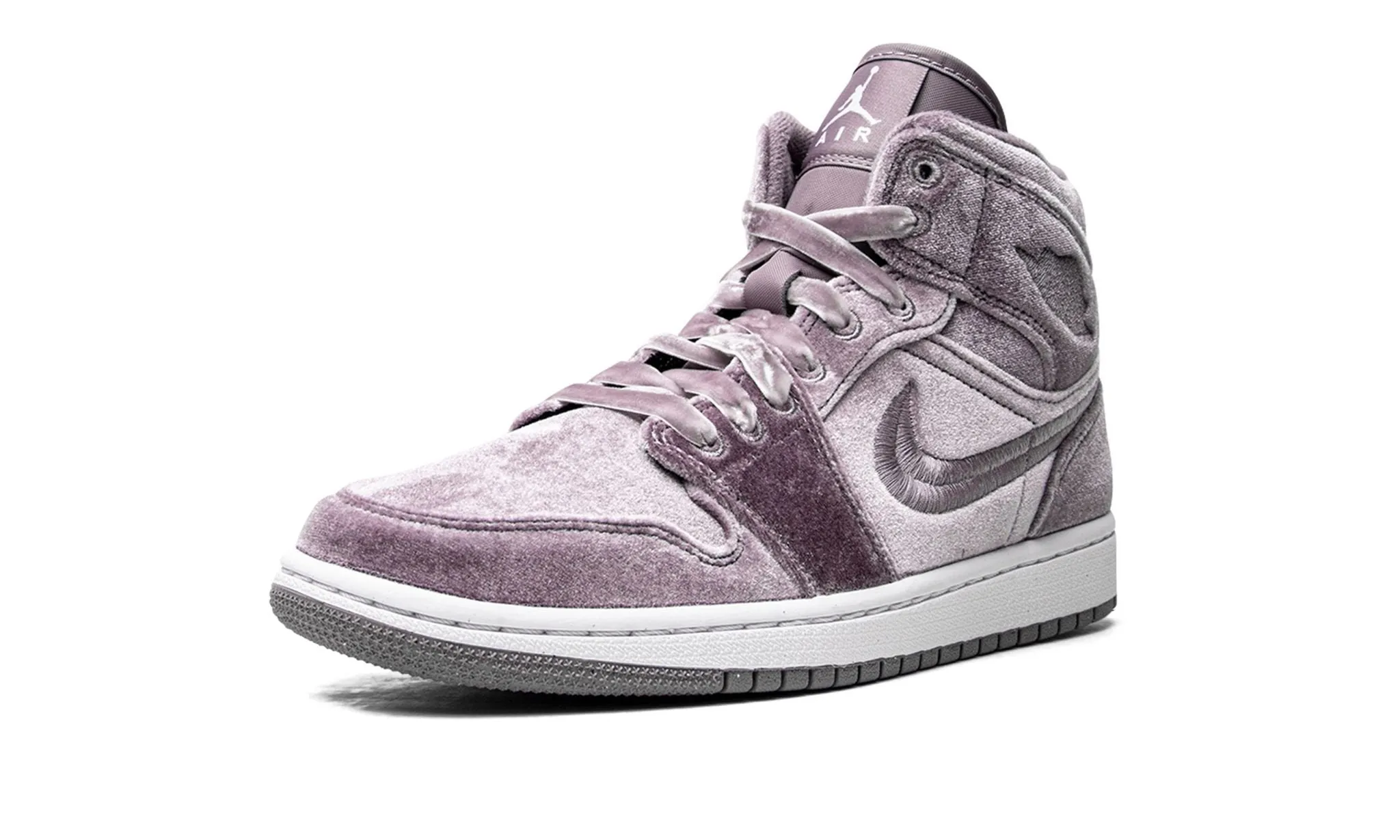 Wmns Air Jordan 1 Mid SE Purple Velvet Block Hike Toe Protection