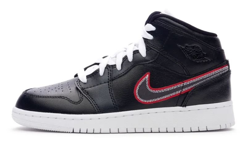 Understated Style Match Go Nike Jordan 1 Mid Maybe I Destroyed The Game (BQ6931-016) GradeSchool Size 4Y-5Y
