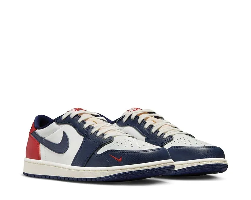 Air Jordan 1 Retro Low OG "Howard University" foam Neutral palette