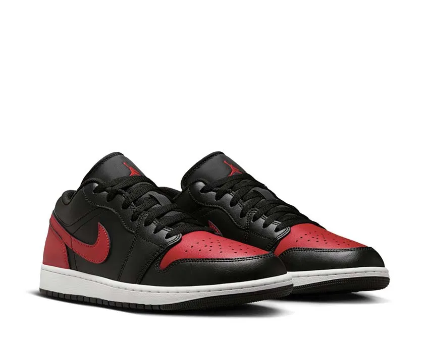 Spring Days Elastic Lacing Air Jordan 1 Low "Bred"