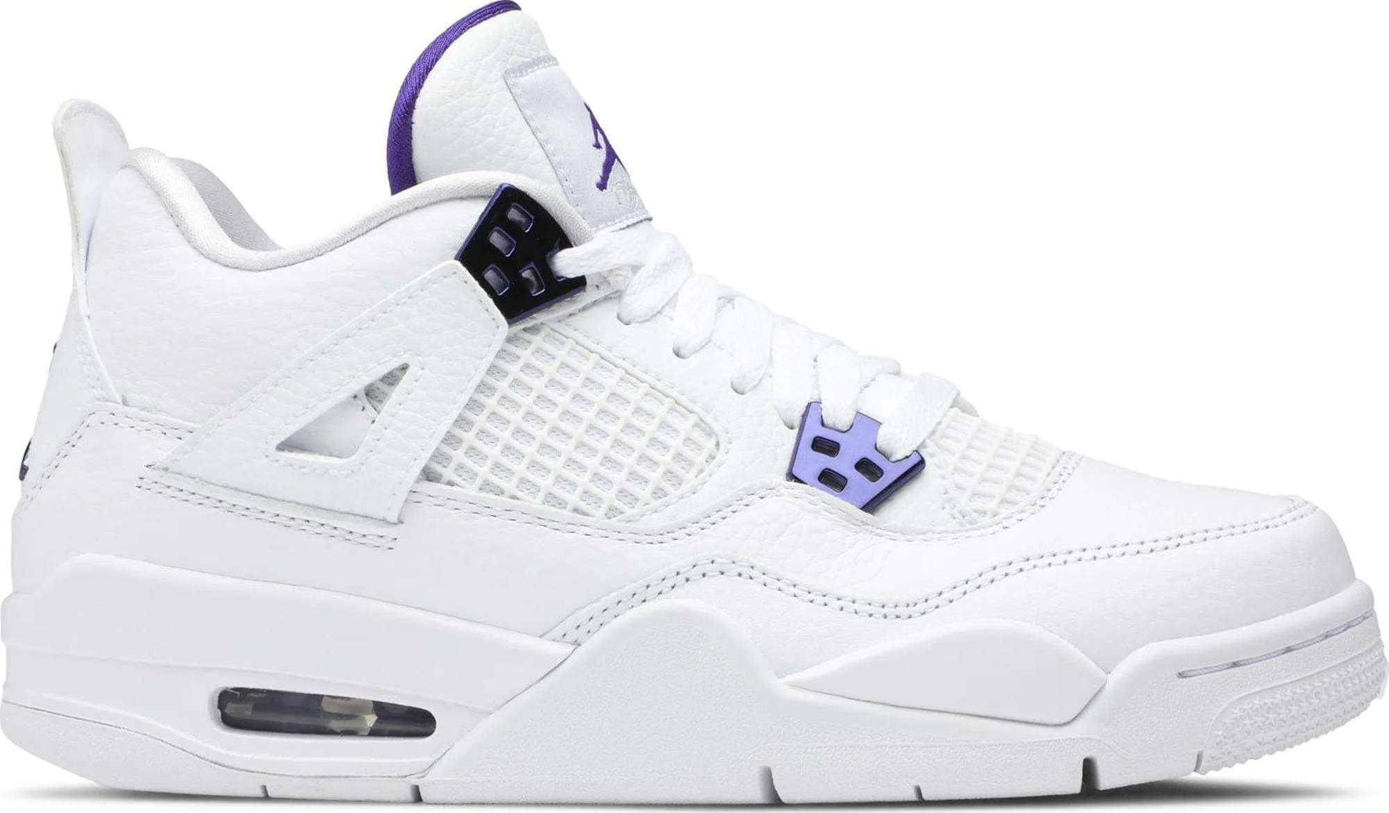 Jordan 4 Retro Metallic Purple (GS) Break Run