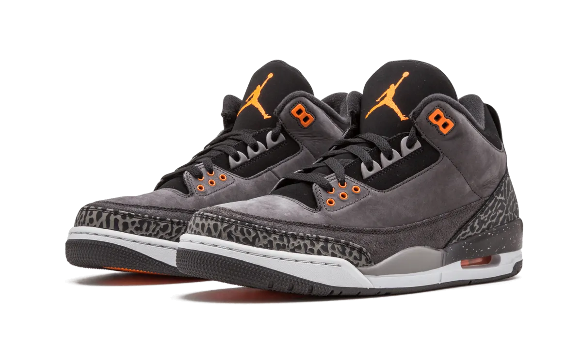 Air Jordan 3 Retro "Fear Pack" Fast Step Flexible   outsole