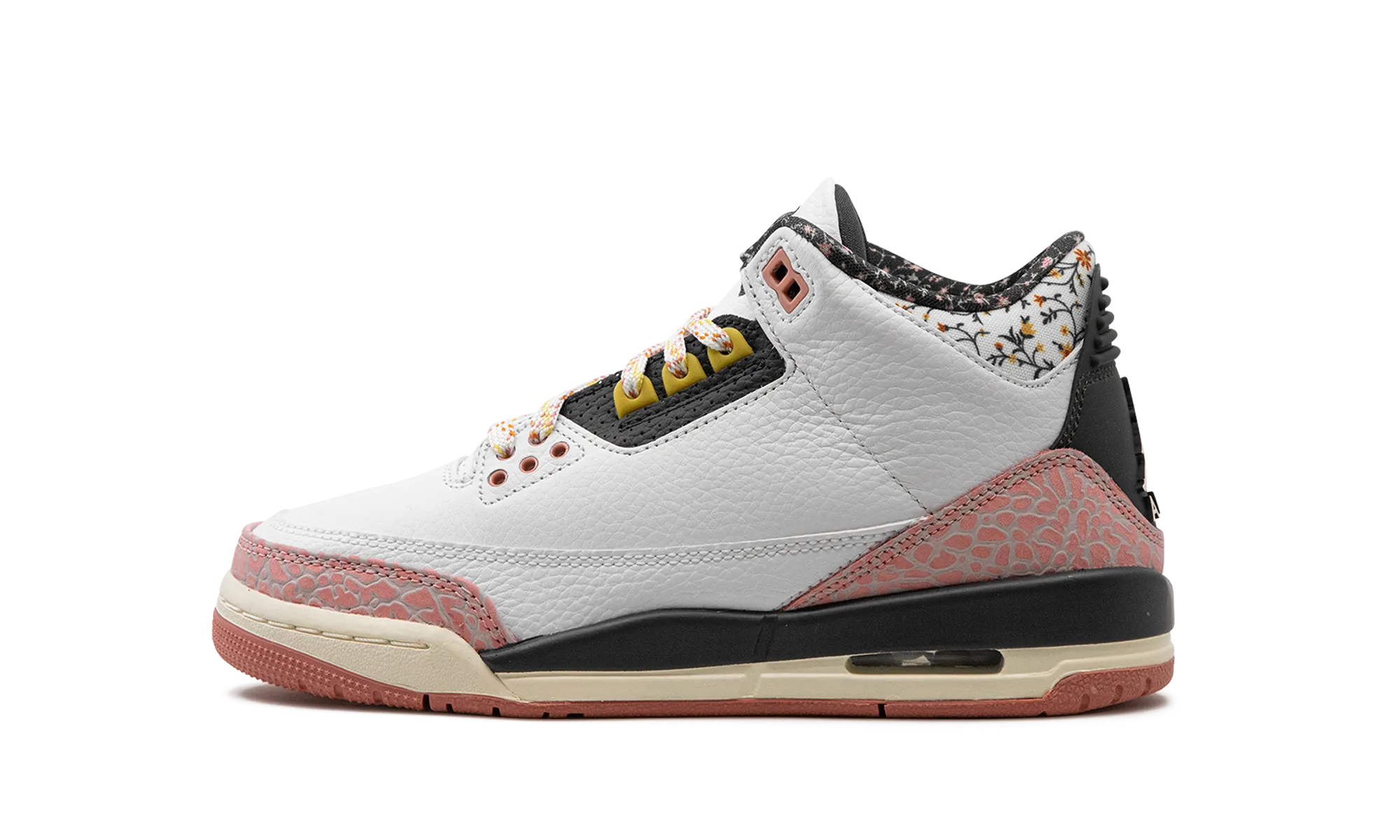 Air Jordan 3 GS "White/Red Stardust" Neutral design