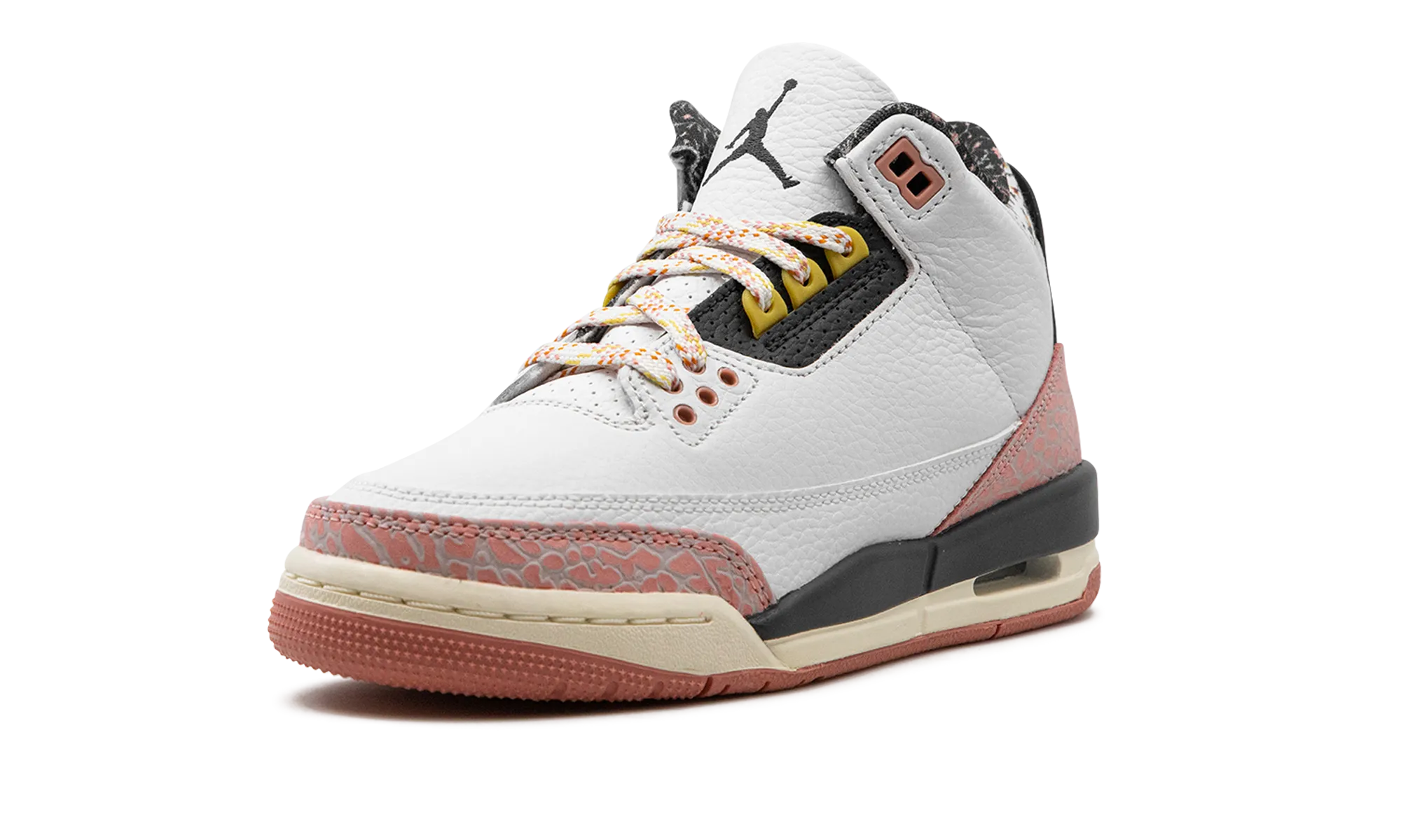 Air Jordan 3 GS "White/Red Stardust" Modern Minimal