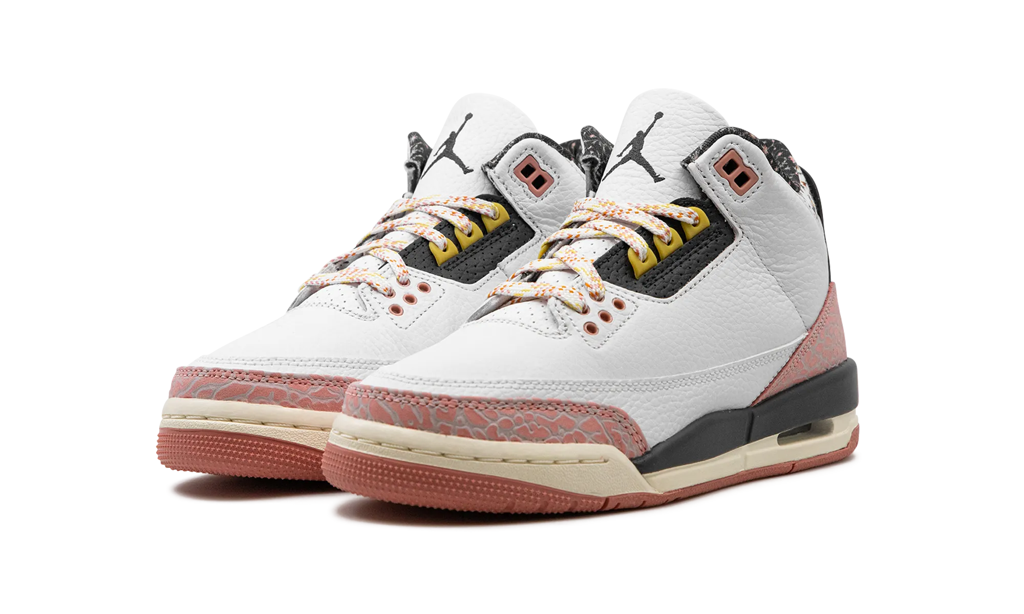 Air Jordan 3 GS "White/Red Stardust" Guard Hike
