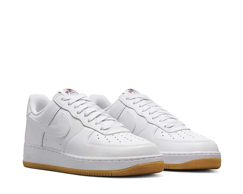 Mesh   lined Nike Air Force 1 '07 "White Gum"