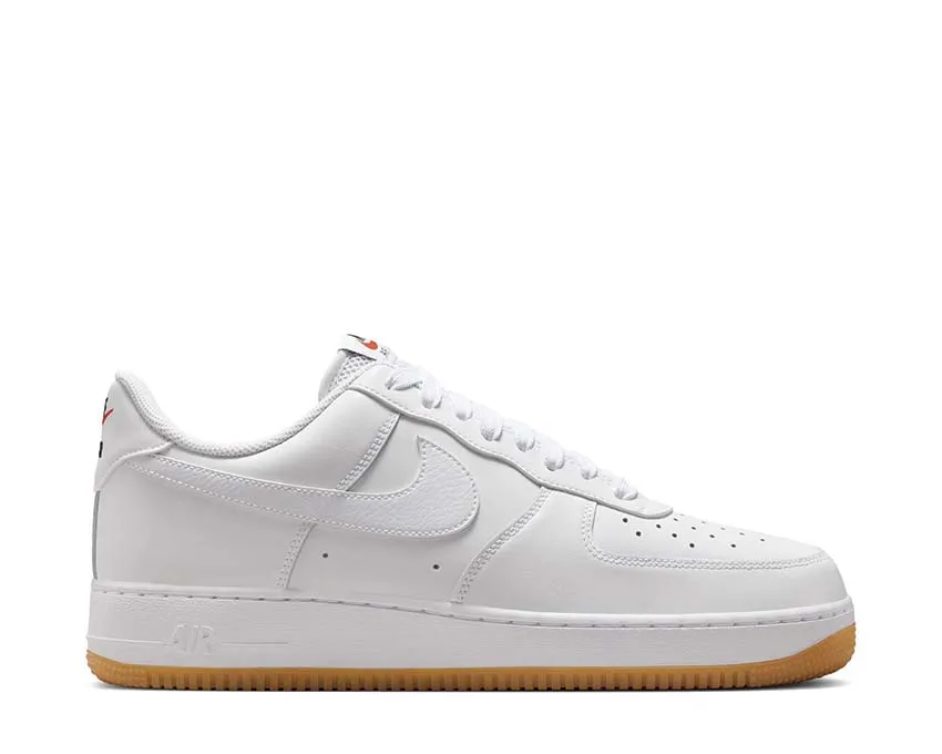 Relaxed Look Shoes Anti   Slip Feature Nike Air Force 1 '07 "White Gum"