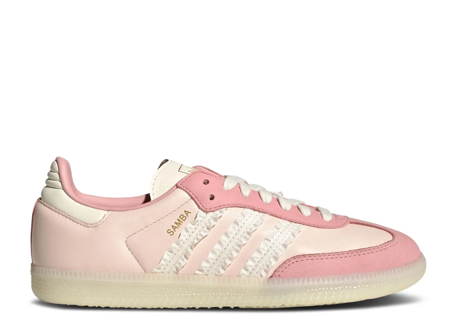 Decorative stitching Ventilated Side Adidas Samba Ruffle Stripes Pack Wonder Mauve