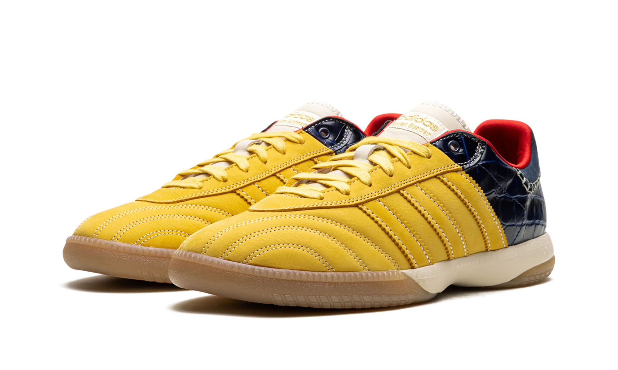Soft Step evening walk Samba Millenium "Wales Bonner - Fade Gold / Navy Croc"