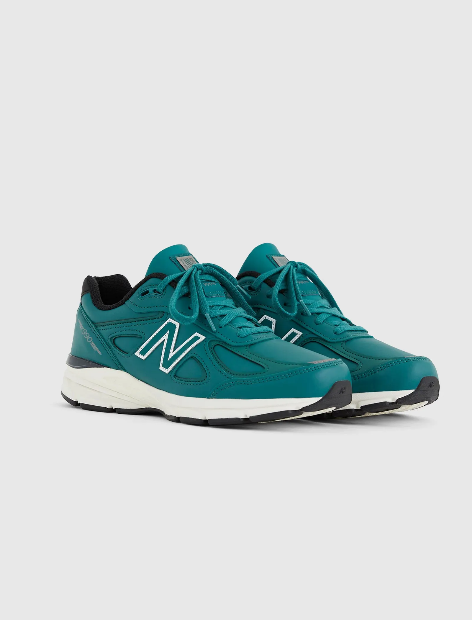 Leather Upper 990v4 MADE IN USA "TEAL"