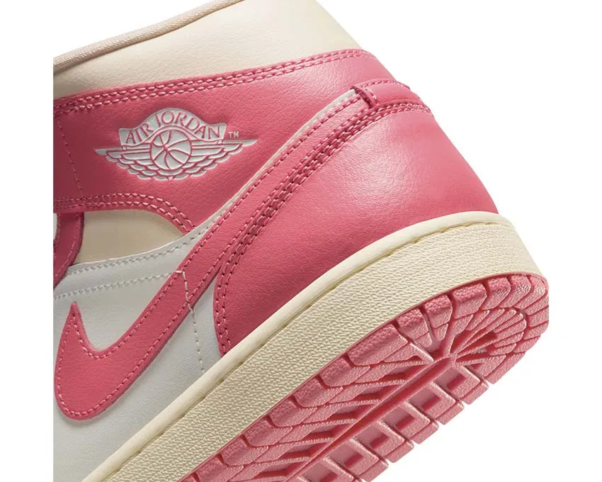 Air Jordan 1 Mid W "Pink Salt" Leisure Comfort