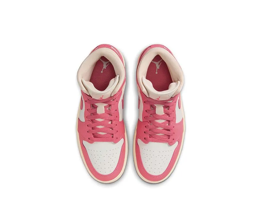 Air Jordan 1 Mid W "Pink Salt" Machine washable Tidy Lines