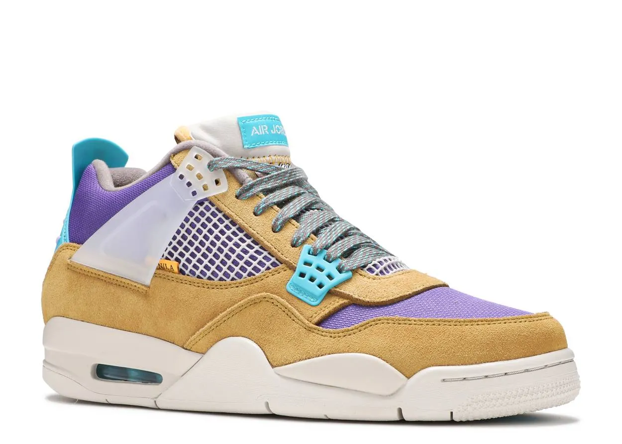 Air Jordan 4 Retro Union Desert Moss Foot Journey