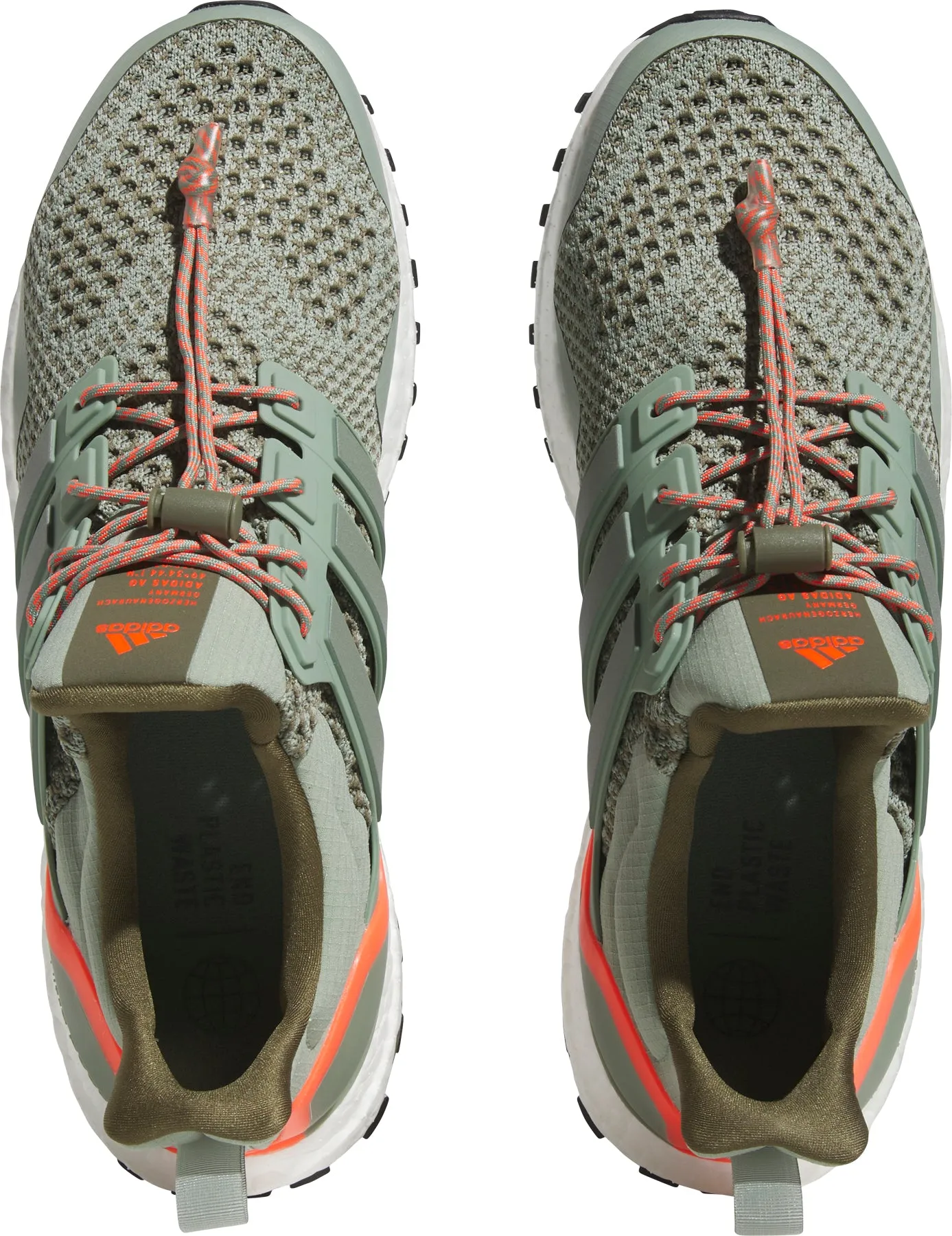 adidas Ultra Boost 1.0 Mens Running Shoes - Green Travel Must Commuter Friendly