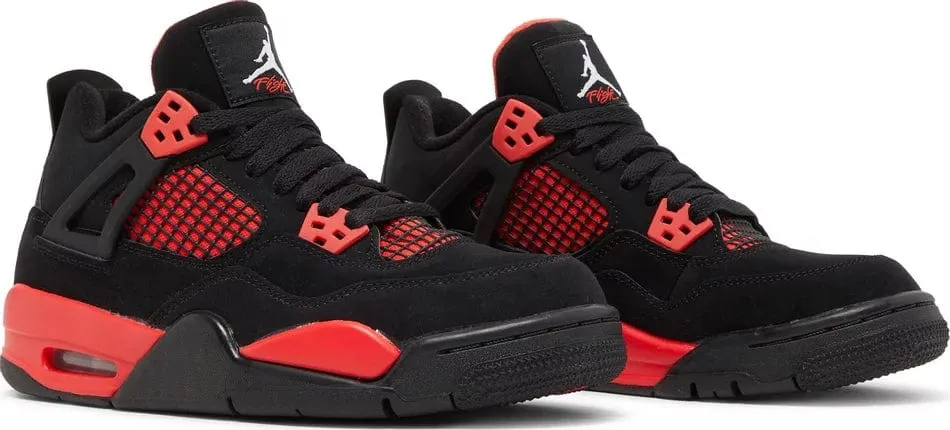 Comfy Routine Jordan 4 Retro Red Thunder (GS)