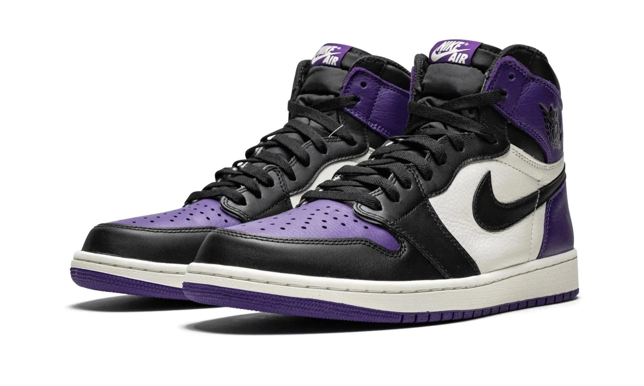 Air Jordan 1 High OG Court Purple After Work Bridge Path