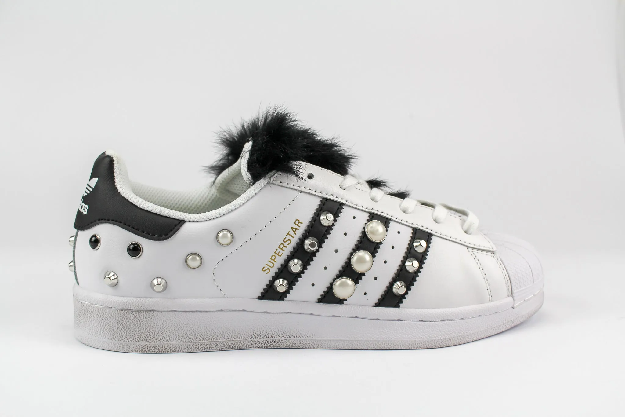 Flexible Footwork Adidas Superstar Lapin Borchie & Perle