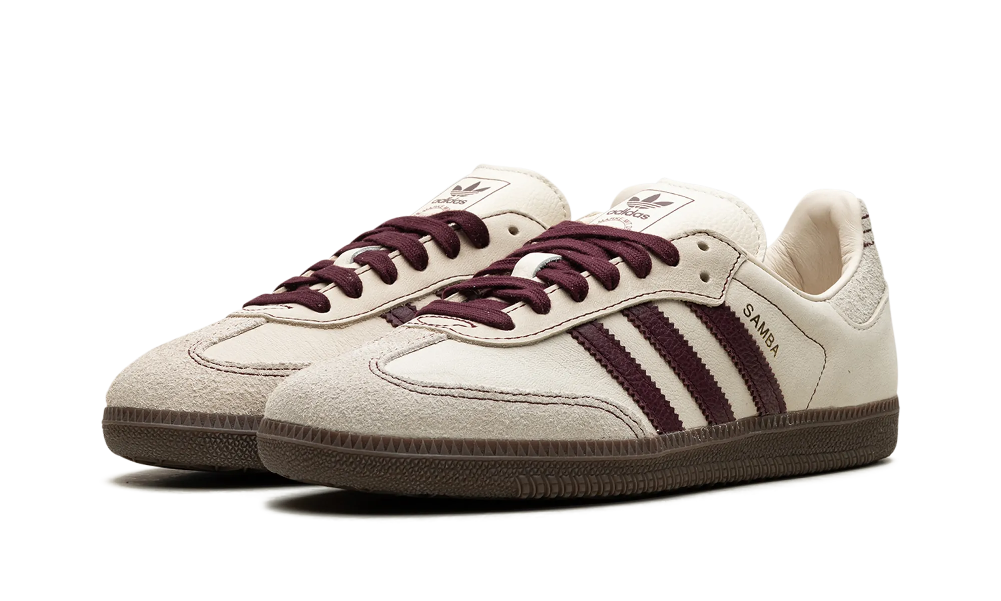 Samba OG WMNS "Wonder White Maroon" Smart Edge