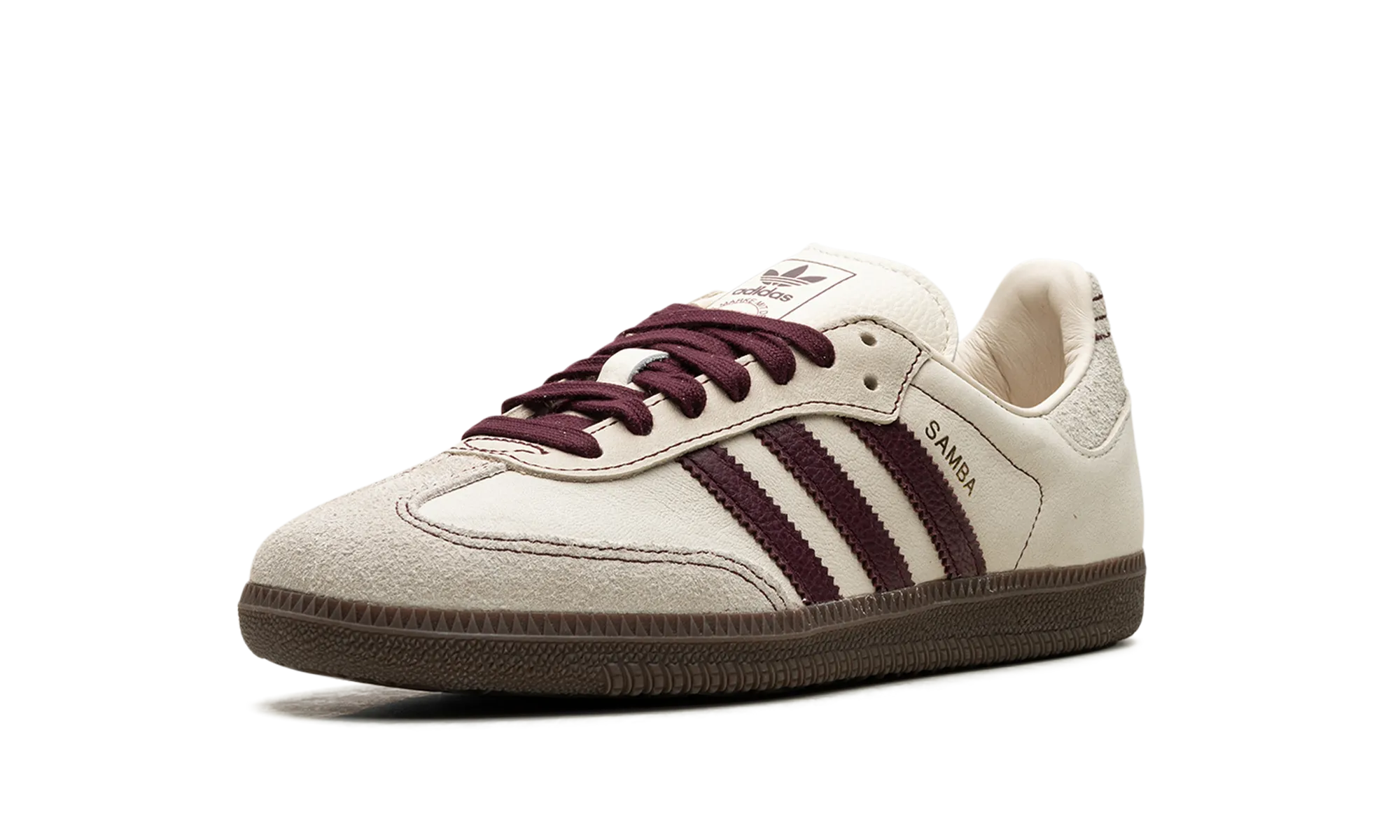Samba OG WMNS "Wonder White Maroon" Subtle Look