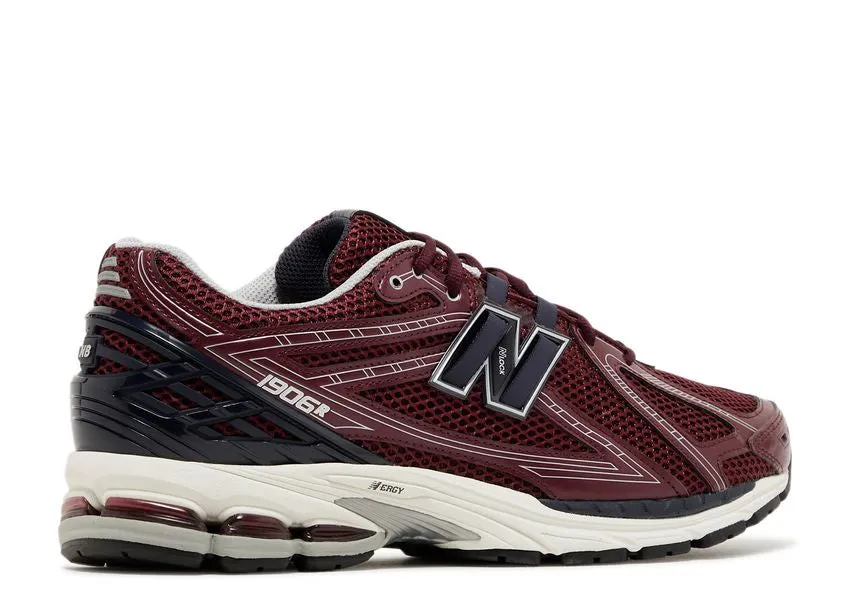 New Balance 1906R Burgundy Black Comfortable Upper Guide Step