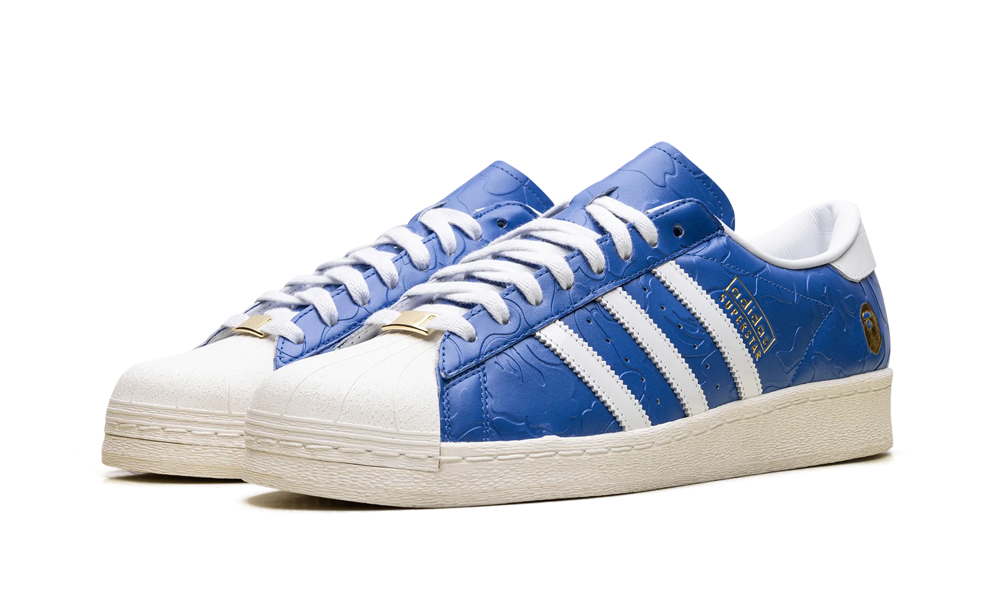 Superstar Vintage "Bape Blue White" No Tie Fit